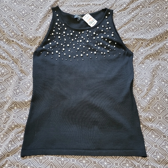 Le Chaeteau Embellished Top Large - Picture 1 of 3